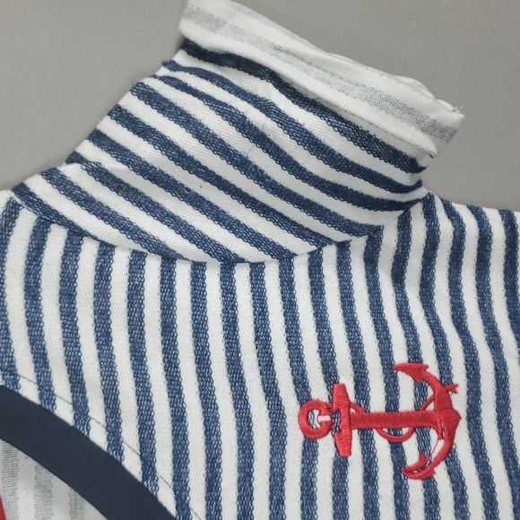 Ingear Resort Nautical Terrycloth Striped Dress, Size S - Picture 4 of 9